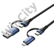 Cable 4in1 USB 2.0 Vention CTLLH 2m (black)