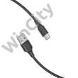 USB 2.0 to USB-C cable Vention CTHBC 3A, 0,25m black