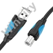 Printer Cable USB 2.0 A to USB-B Vention VAS-A16-B200 2m Black