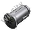 Dual Port Car Charger USB-A, USB-C Vention FFBH0 18/20W Gray