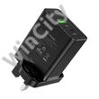 USB-A, USB-C Wall Charger Vention FBBB0-UK 18W/20W UK Black