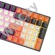 Mechanical keyboard Royal Kludge RK100 RGB, brown switch (black-orange)