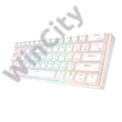 Mechanical keyboard Royal Kludge RK61 RGB, brown switch (white)