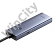 Baseus UltraJoy Series Lite 4-Port hub, USB - 4xUSB 3.0, USB-C 5V (szürke)