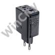 Wall charger Acefast A57 GaN 2xUSB-A+USB-C PD35W EU (black)