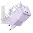 GaN 67W mains charger Mcdodo CH-1502 2x USB-C, USB-A (purple)