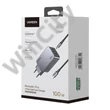 UGREEN Nexode Pro fali töltő, 100W, GaN, USB + 2x USB-C (szürke)