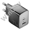 Wall charger, Essager, ECT33W-LJB01-Z, GaN, 1xUSB-A, 1xUSB-C, 33W (black)