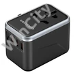 Vention FJFB0 GaN 2xUSB-C 2xUSB-A Universal Travel Adapter 65W (black)