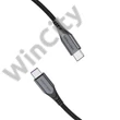 USB-C to USB-C 100W Vention TAHHD 5A 0.5m USB 3.1 Gen2 4K cable (gray)