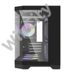 Darflash FT418 számítógépház + 6 ARGB ventilátor (fekete)