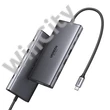 Ugreen CM639 USB-C Hub, HDMI, VGA, 2x USB-C 3.2 10Gbps, 2x USB, SD/TF, RJ45, AUX 3.5mm, PD, 4K 60 Hz