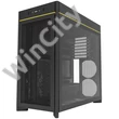 Montech HS01 ház, ATX, aRGB, edzett üveg, fekete