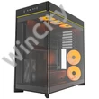 Számítógépház Montech HS02 PRO PC Ház, Midi-Tower, ATX, Edzett Üveg, ARGB - Fekete