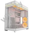 Számítógépház Montech HS02 PRO PC Ház, Midi-Tower, ATX, Edzett Üveg, ARGB - Fehér