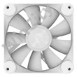 Ventilátor APNX FP1-Q PWM, ARGB, fordított légáramlás, 120mm, fehér