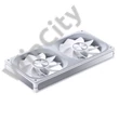 Ventilátor Jonsbo ZA-240 Infinity Mirror ARGB fordított légáram PWM 240mm, fehér