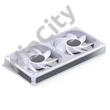 Ventilátor Jonsbo ZB-240 Infinity Mirror ARGB fordított légáram PWM - 240mm, fehér
