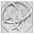 Ventilátor Lian Li UNI FAN TL LCD Wireless ARGB, PWM - fordított légáram, 140mm, fehér