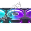 Ventilátor PHANTEKS D30 PWM Regular Airflow D-RGB L 12cm, Fekete