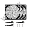 TRYX ROTA SL ARGB ventilátor, fordított légáram, 3darabos - 120 mm, fekete