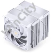 Processzor hűtő Jonsbo HX6280, PWM, RGB - 130mm, fehér