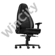 Gamer szék noblechairs ICON Valódi Bőr Fekete