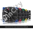 Ventilátor Noctua NF-A20 PWM chromax.black.swap 20cm