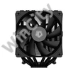 ID-Cooling CPU Cooler - SE-206-XT BLACK (15.2-35.2 dB; max 129,39 m3/h; 4Pin csatlakozó, 6 db heatpipe, 2x12cm, PWM)