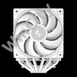 DeepCool CPU Cooler - AK620 DIGITAL PRO WH (25 dB; max, 103,45 m3/h; 4pin csatlakozó, 6 db heatpipe, 2x12cm, PWM, fehér)