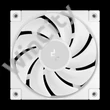 DeepCool Cooler 12cm - FD12 ARGB WH (27,6dB; max. 109,07 m3/h; 3pin csatlakozó; hydro bearing, ház hűtésre, PWM, fehér)