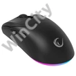 Rampage Vezeték Nélküli Egér - PROTE M5 (Pixart PAW3311, Huano 80M, 24000 DPI, 400mAh, 6 gomb, RGB, Type-C, fekete)