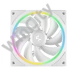 DeepCool Cooler 12cm - FL12 SE WH (3in1) (28.67dB; max.86,20 m3/h; 3x12cm, 3pin; hydro bearing, ház hűtésre, RGB, PWM)