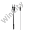 Sandberg Fejhallgató - MiniJack Chat Headset (mikrofon; 3,5mm jack; hangerő szabályzó; 1,8m kábel; fekete)