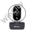 Sandberg Webkamera - Streamer USB Webcam Pro (1920x1080 képpont, 2 Megapixel, 1080p/30 FPS; USB 2.0, mikrofon)