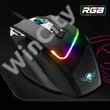 Spirit of Gamer Egér - PRO-M3 RGB (Optikai, 7200DPI, 8 gomb, harisnyázott kábel, fekete) + egérpad