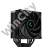 DeepCool CPU Cooler - AK400 ZERO DARK (29 dB; max, 112,93 m3/h; 4pin csatlakozó, 4 db heatpipe, 12cm, PWM)