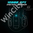Spirit of Gamer Egér - PRO-M5 RGB (Optikai, 12800DPI, 1000Hz, 8 gomb, harisnyázott kábel, fekete)