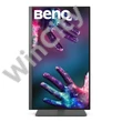 BenQ Monitor 27" - PD2705U (IPS, 16:9, 3840x2160, 5ms, 350dc/m2,  DP, HDMI, USB-C, Speaker, mag.áll., Pivot)