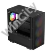 DeepCool Számítógépház - CH560 (fekete, ablakos, 3x14cm +1x12cm A-RGB ventilllátor, E-ATX, 2xUSB3.0)