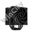 DeepCool CPU Cooler - AK400 ZERO DARK PLUS (28 dB; max, 101,02 m3/h; 4pin, 4 db heatpipe, 12cm, PWM)