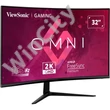 ViewSonic Monitor 31,5" - VX3218C-2K (VA, 16:9, 2K, 165Hz, 1ms, 250cd/m2, 2xHDMI, DP, VESA, SPK, ívelt, HDR10)