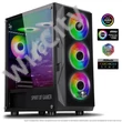 Spirit of Gamer Számítógépház - Rogue VII RGB (fekete, ablakos, 6x12cm ventilátor, alsó táp, ATX, 1xUSB3.0, 2xUSB2.0)