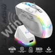 Spirit of Gamer Egér Vezeték nélküli - ELITE-M50 White (Optikai, 8000DPI, 1000Hz, 6 programozható gomb, RGB, fehér)