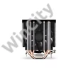 Endorfy CPU Cooler - Spartan 5 MAX ARGB (12 cm, 4 pin, 4x heatpipe, PWM, TDP 180W, fekete)