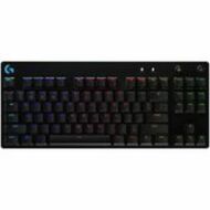 LOGITECH G PRO TKL Corded Mechanical Gaming Keyboard - BLACK - UK - USB - CLICKY