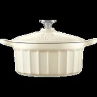 BUYDEEM Enameled Cast Iron Dutch Oven 2,9L, model CP521, color Oat White
