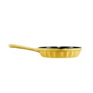 BUYDEEM Enameled Cast Iron Handle Skillet 21 cm, model CP542, color Mellow Yellow