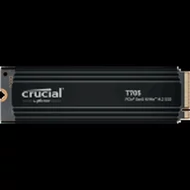 Crucial T705 1TB PCIe Gen5 NVMe M.2 SSD with heatsink