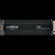 Crucial T705 2TB PCIe Gen5 NVMe M.2 SSD with heatsink